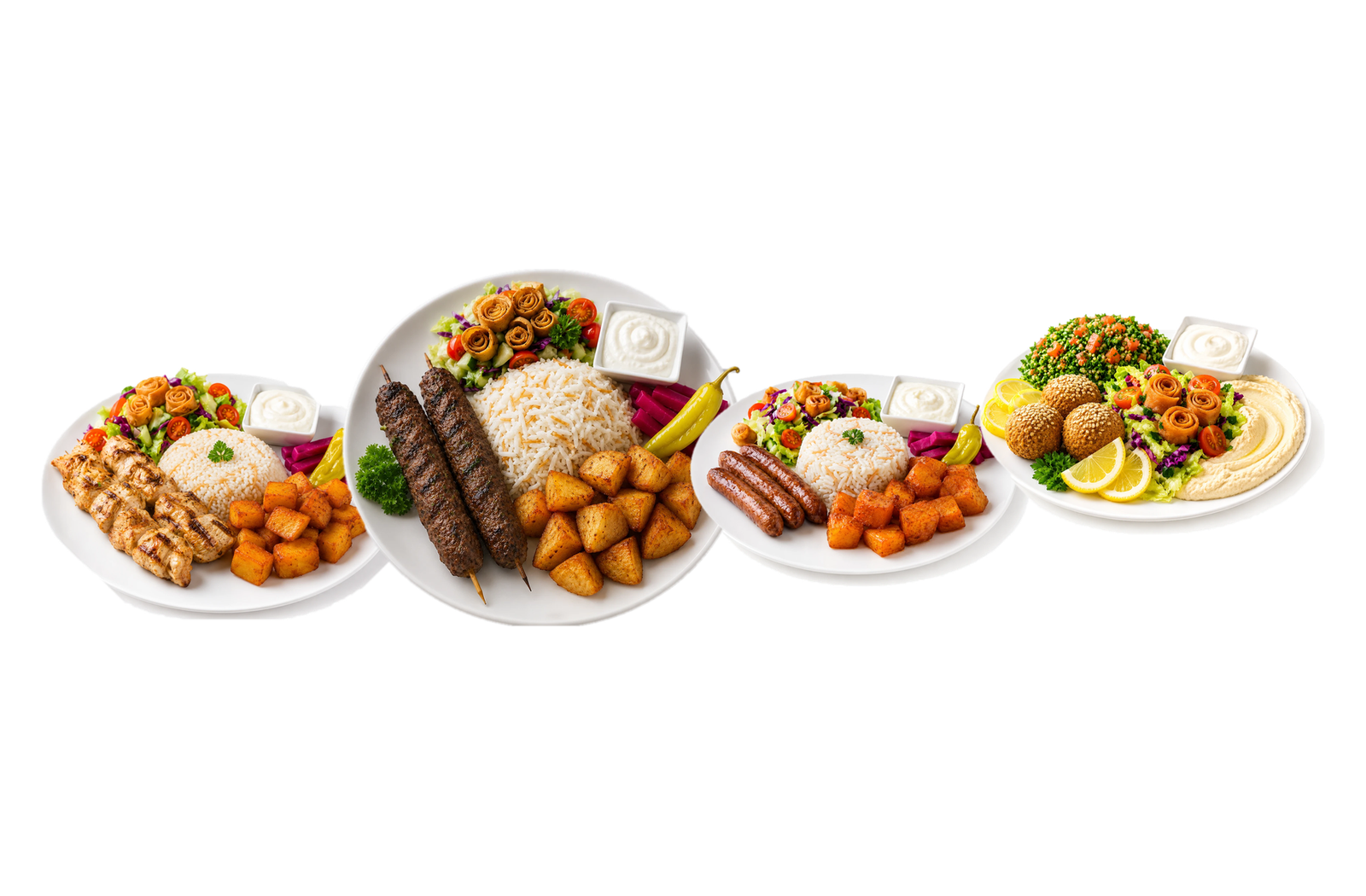 Sélection d'assiettes Monsieur Taouk