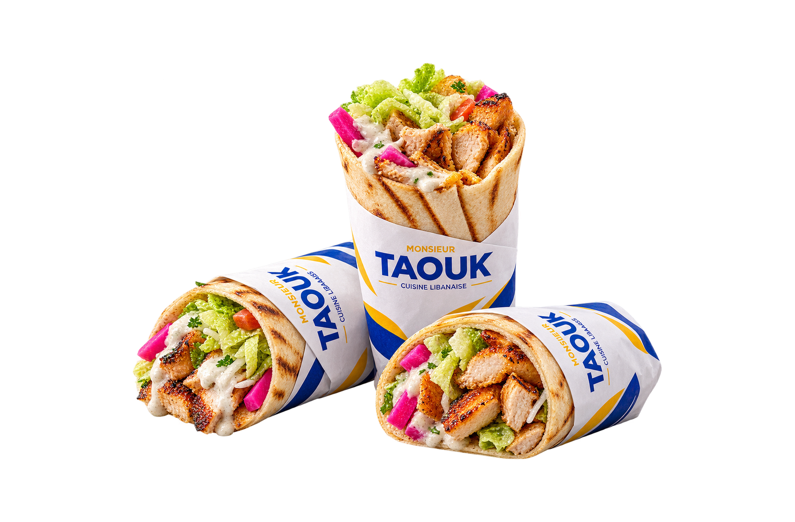 Pitas shawarma Monsieur Taouk